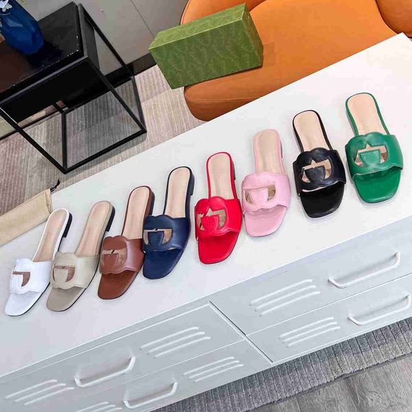women interlocking cut-out slide sandal leather flat designer slippers fashion calfskin open toe indoor outdoor slipper with logo size 35-43, Black
women interlocking cut-out slide sandal leather flat designer slippers fashion calfskin open toe indoor outdoor slipper with logo size 35-43, Black