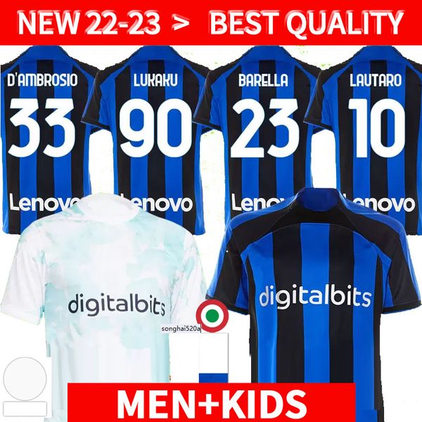 2022 2023 lautaro lukaku 90 soccer jerseys dzeko inters barella milans j. correa 22 23 player football shirt calhanoglu gagliardini men kids, Black;yellow
2022 2023 lautaro lukaku 90 soccer jerseys dzeko inters barella milans j. correa 22 23 player football shirt calhanoglu gagliardini men kids, Black;yellow