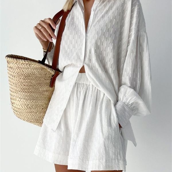 bornladies summer white elegant jacquard fabric soft vacation suits women long sleeves shirts and pants two pieces outfits 220720
bornladies summer white elegant jacquard fabric soft vacation suits women long sleeves shirts and pants two pieces outfits 220720
