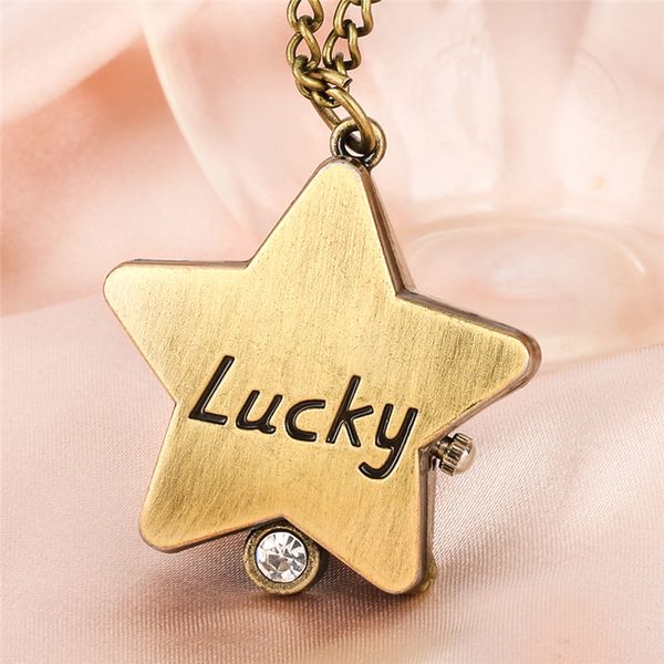 retro watches lucky pentagram alloy cover arabic numeral quartz pocket watch for men women with necklace chain, Slivery;golden
retro watches lucky pentagram alloy cover arabic numeral quartz pocket watch for men women with necklace chain, Slivery;golden