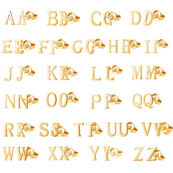 stud 26/24 paris assorted mtiple pack initial letter stainless steel earrings amnrg, Golden;silver
stud 26/24 paris assorted mtiple pack initial letter stainless steel earrings amnrg, Golden;silver