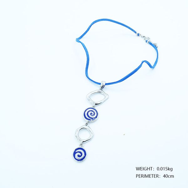 chokers europe and the united states blue buckle necklace jewelry production orders pendants, Golden;silver
chokers europe and the united states blue buckle necklace jewelry production orders pendants, Golden;silver