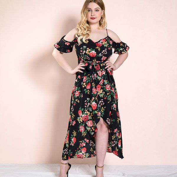 plus size irregular sling dresses outfits for woman print off shoulder bohemian slash neck summer 2022 one piece ladies, Black
plus size irregular sling dresses outfits for woman print off shoulder bohemian slash neck summer 2022 one piece ladies, Black