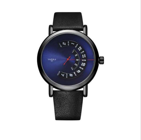 unique yazole beautiful dial personality turntable design mens watch smart sports world time watches leather strap youth wristwatches, Slivery;brown
unique yazole beautiful dial personality turntable design mens watch smart sports world time watches leather strap youth wristwatches, Slivery;brown