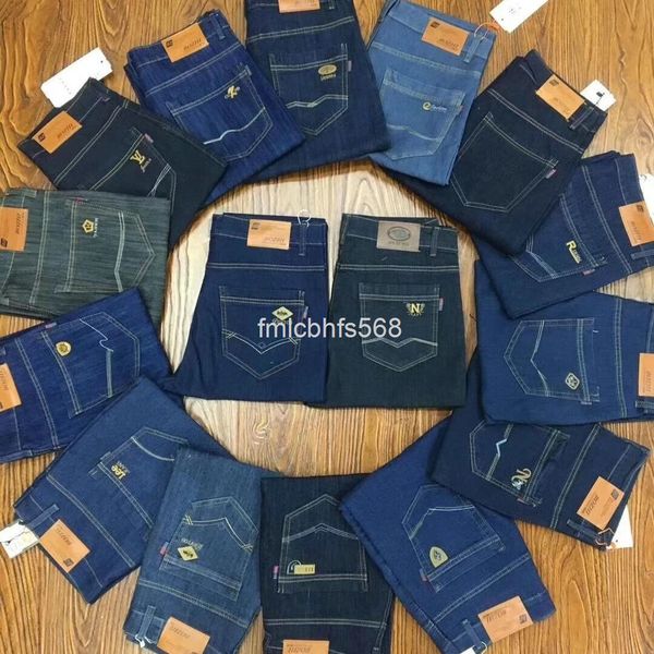 men's jeans men's jeans, business pants, middle-aged work pants, Blue