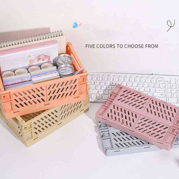 5 color organizing storage baskets case folding student deskbasket tape stationery plastic foldable container storage box
5 color organizing storage baskets case folding student deskbasket tape stationery plastic foldable container storage box