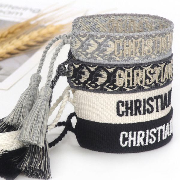 brand luxury fashion embroidery bracelets classic women men bangles friendship charm bangle woven adjustable tassel vintage couple braided j, Golden;silver
brand luxury fashion embroidery bracelets classic women men bangles friendship charm bangle woven adjustable tassel vintage couple braided j, Golden;silver
