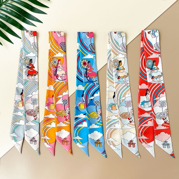 scarves silk hair band flounced skirt girl h home bag strap silk small strip double-sided diagonal scarf twill ribbon, Blue;gray
scarves silk hair band flounced skirt girl h home bag strap silk small strip double-sided diagonal scarf twill ribbon, Blue;gray