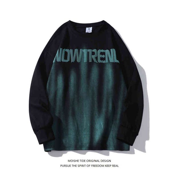 moishe tide european and american hip-hop alphabet printed round neck sweater for men women loose ins couple gradient fashion, Black
moishe tide european and american hip-hop alphabet printed round neck sweater for men women loose ins couple gradient fashion, Black