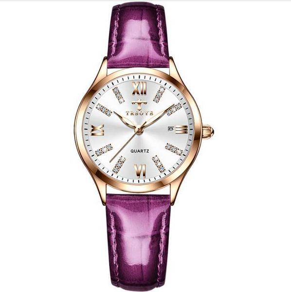 elegant trsoye brand temperament womens watch breathable leather strap ladies watches luminous function date wristwatches wholesale, Slivery;brown
elegant trsoye brand temperament womens watch breathable leather strap ladies watches luminous function date wristwatches wholesale, Slivery;brown