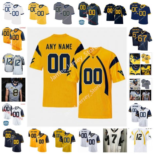ncaa w v u custom stitched football jersey kenny robinson gary jennings jack allison 8 marcus simms evan staley will grier dante stills aust, Black
ncaa w v u custom stitched football jersey kenny robinson gary jennings jack allison 8 marcus simms evan staley will grier dante stills aust, Black