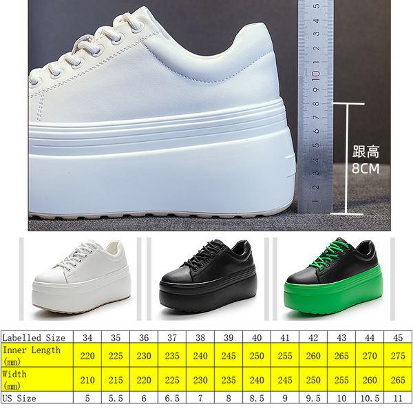 genuine leather women casual shoes super thick 8cm platform wedge women fashion sneakers chunky shoes summer skateboard, Black;yellow
genuine leather women casual shoes super thick 8cm platform wedge women fashion sneakers chunky shoes summer skateboard, Black;yellow