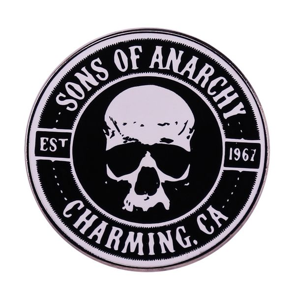 son of anarchy charming ca pin skull death skull brooch gothic dark jewelry decor, Blue
son of anarchy charming ca pin skull death skull brooch gothic dark jewelry decor, Blue