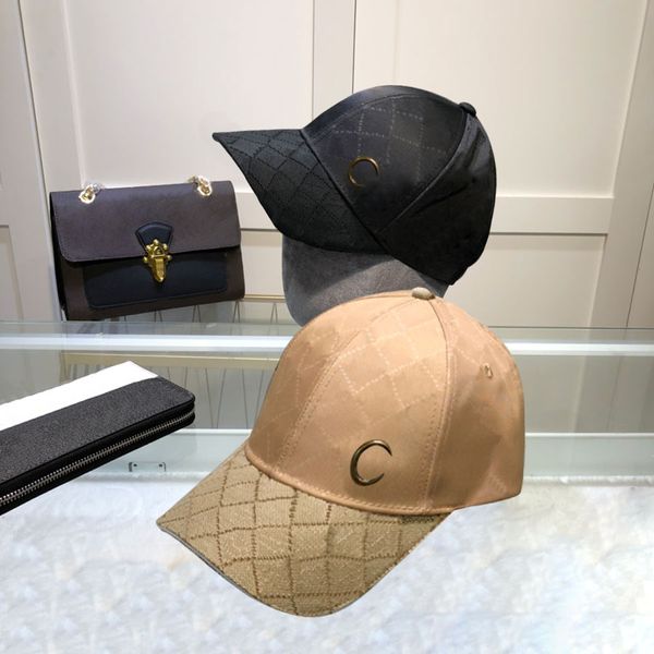 

Designer Ball Cap Trendy Classic Style Summer Hat Leisure Caps 2 Colors for Man Woman High Quality, C1