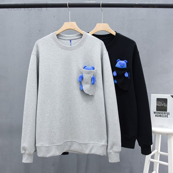 women's hoodies & sweatshirts designer 2021 autumn winter ader sweater hole pocket bear loose round neck shirt blue bear doll couple hg, Black
women's hoodies & sweatshirts designer 2021 autumn winter ader sweater hole pocket bear loose round neck shirt blue bear doll couple hg, Black