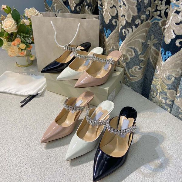 pointy sandals slipper summer new fairy diamond with high heels baud muller half slippers for women 06, Black
pointy sandals slipper summer new fairy diamond with high heels baud muller half slippers for women 06, Black