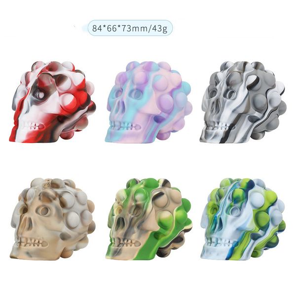 fidget toy silicone decompression sensory bubble push pressure bubble colorful skull decompressions ball
fidget toy silicone decompression sensory bubble push pressure bubble colorful skull decompressions ball