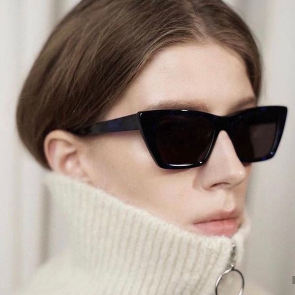 french luxury design ladies sunglasses retro cateye glasses custom optical prescription lenses sl276mica 220506, White;black
french luxury design ladies sunglasses retro cateye glasses custom optical prescription lenses sl276mica 220506, White;black