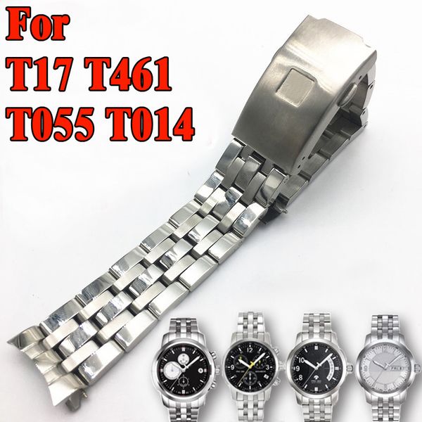 watch bracelet for band 1853 prc200 t17 t461 t055 t014 men fold clasp strap accessories stainless steel band chain, Black;brown
watch bracelet for band 1853 prc200 t17 t461 t055 t014 men fold clasp strap accessories stainless steel band chain, Black;brown