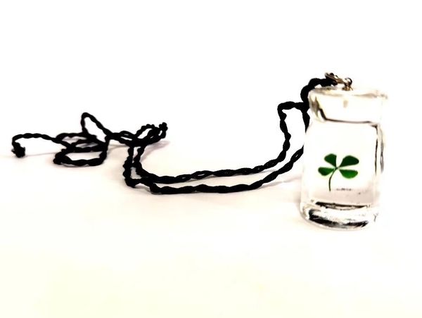 12 pcs pendant specimen dried plant real vintage charms four-leaf clover bottle design jewelry, Silver
12 pcs pendant specimen dried plant real vintage charms four-leaf clover bottle design jewelry, Silver