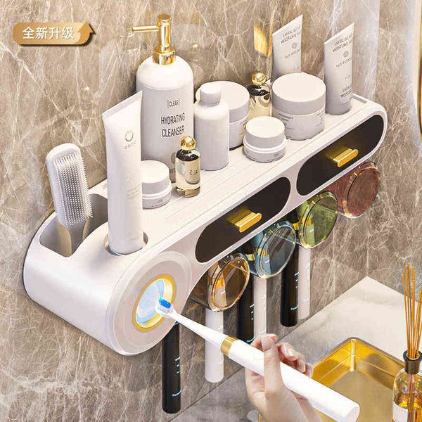 automatic toothpaste squeezer household toilet toothbrush rack hole bathroom suction wall hanging set
automatic toothpaste squeezer household toilet toothbrush rack hole bathroom suction wall hanging set