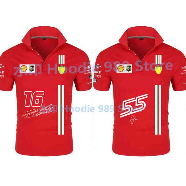 2022 formula 1 new leclerc/sainz racing fans men summer casual polo shirt short sleeve turn down collar slim fit, White;black
2022 formula 1 new leclerc/sainz racing fans men summer casual polo shirt short sleeve turn down collar slim fit, White;black