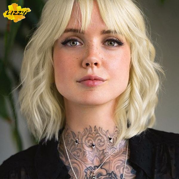 lx brand short wavy bob wigs with bangs for white black women girls synthetic blonde lolita halloween cosplay wig heat resistant lizzyfactor
lx brand short wavy bob wigs with bangs for white black women girls synthetic blonde lolita halloween cosplay wig heat resistant lizzyfactor