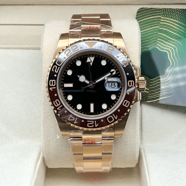 men's watch high-quality 40mm automatic machine 904l stainless steel strap st9 folding buckle ceramic rose gold dial sapphire mirror lu, Slivery;brown
men's watch high-quality 40mm automatic machine 904l stainless steel strap st9 folding buckle ceramic rose gold dial sapphire mirror lu, Slivery;brown