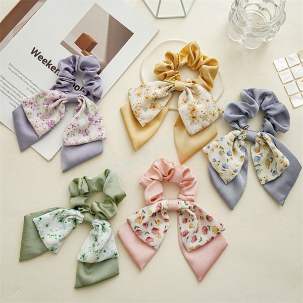 floral double layer hair scrunchies ribbon elastic hairbands girls headwear ponytail holders women hair accessories, Slivery;white
floral double layer hair scrunchies ribbon elastic hairbands girls headwear ponytail holders women hair accessories, Slivery;white