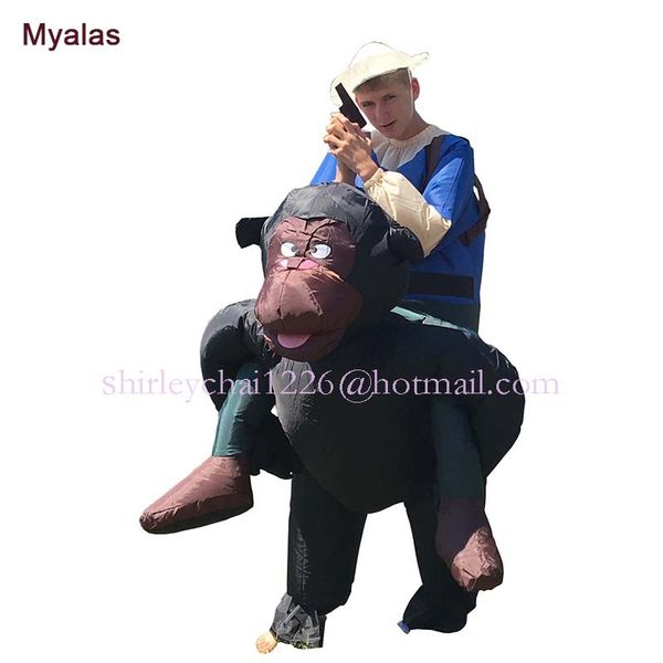 mascot doll costume monkey inflatable cloth riding gorilla cosume for men kit inflatable clothing carnival for adults halloween christmas, Red;yellow
mascot doll costume monkey inflatable cloth riding gorilla cosume for men kit inflatable clothing carnival for adults halloween christmas, Red;yellow