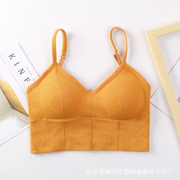large u-shaped thread beautiful back tanks wrap chest bra seamless no steel ring bottoming sports vest suspender underwear, White
large u-shaped thread beautiful back tanks wrap chest bra seamless no steel ring bottoming sports vest suspender underwear, White