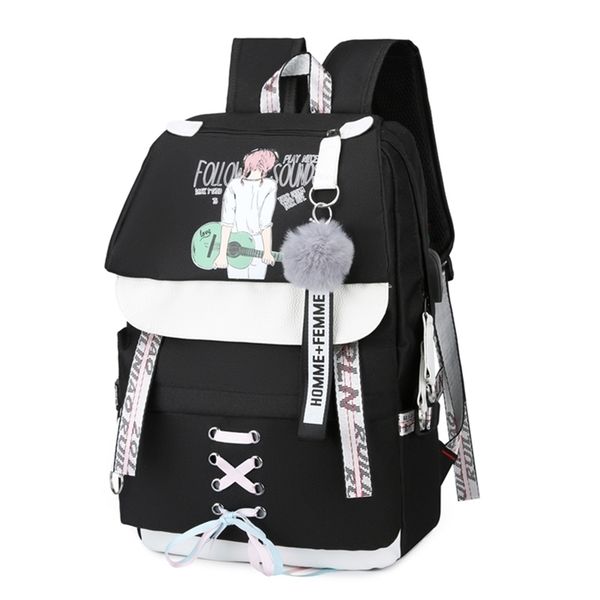 large school bags for teenage girls usb backpack women bookbags student bagpack pink printing big capacity college schoolbag lj201225
large school bags for teenage girls usb backpack women bookbags student bagpack pink printing big capacity college schoolbag lj201225