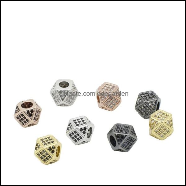 charms jewelry findings components european and american diy accessories cz pave polygon copper beads dhssy, Bronze;silver
charms jewelry findings components european and american diy accessories cz pave polygon copper beads dhssy, Bronze;silver