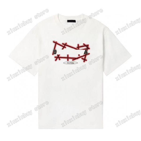 22ss men women designers t shirts tee myself graffiti letter paris stripe print cotton short sleeve crew neck streetwear xinxinbuy black whi, White;black
22ss men women designers t shirts tee myself graffiti letter paris stripe print cotton short sleeve crew neck streetwear xinxinbuy black whi, White;black
