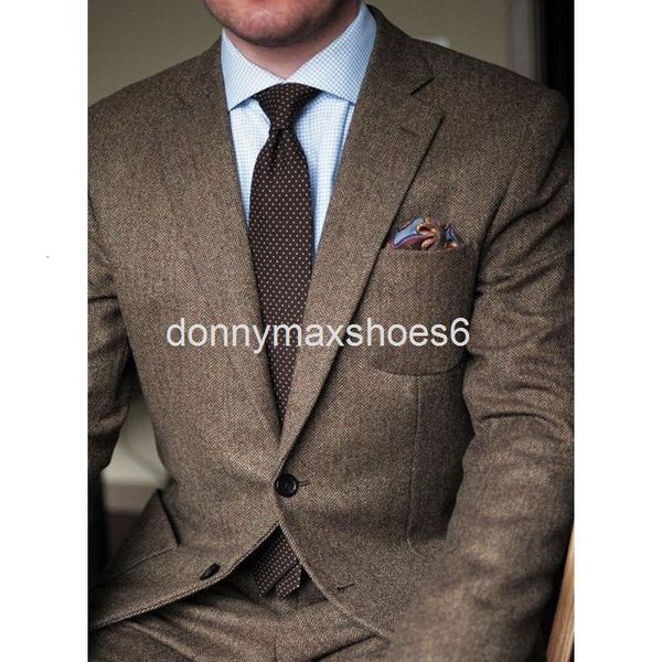 men's suits & blazers brown herringbone coat special business casual suit men's two-piece groom's man, White;black
men's suits & blazers brown herringbone coat special business casual suit men's two-piece groom's man, White;black