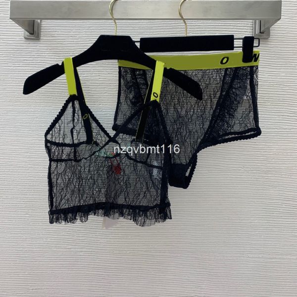 women's knits & tees 21 perspective water-soluble lace fabric splicing contrast ribbon vest letter briefs two-piece set, White
women's knits & tees 21 perspective water-soluble lace fabric splicing contrast ribbon vest letter briefs two-piece set, White