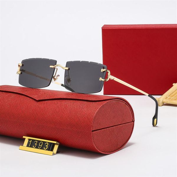 2022 red fashion sport sunglasses for men buffalo horn glasses mens women rimless sun eyeglasses silver gold metal frame ey260k, White;black
2022 red fashion sport sunglasses for men buffalo horn glasses mens women rimless sun eyeglasses silver gold metal frame ey260k, White;black