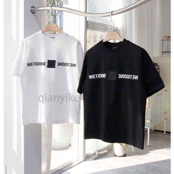 brand designer men's and women's t-shirt welldone square short sleeve we11done simple loose casual couple ins fashion, White
brand designer men's and women's t-shirt welldone square short sleeve we11done simple loose casual couple ins fashion, White