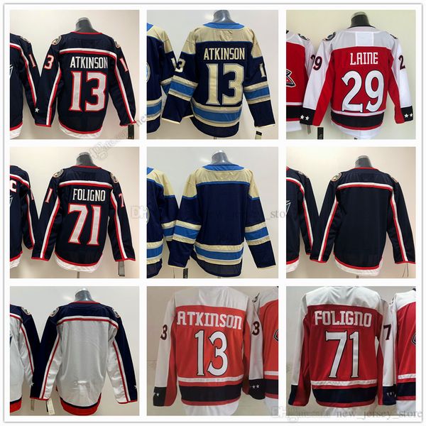 movie college ice hockey wears jerseys stitched 13camatkinson 29patriklaine 71nickfoligno men jersey, Black
movie college ice hockey wears jerseys stitched 13camatkinson 29patriklaine 71nickfoligno men jersey, Black
