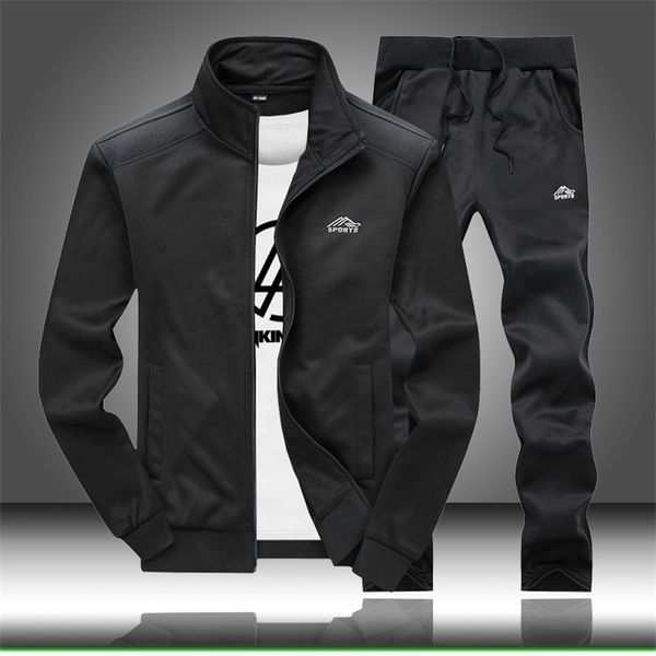tracksuit set men 2020 fashion sweat suits mens casual clothing set spring autumn slim fit sporting suits male jogger outfits lj201123, Gray
tracksuit set men 2020 fashion sweat suits mens casual clothing set spring autumn slim fit sporting suits male jogger outfits lj201123, Gray