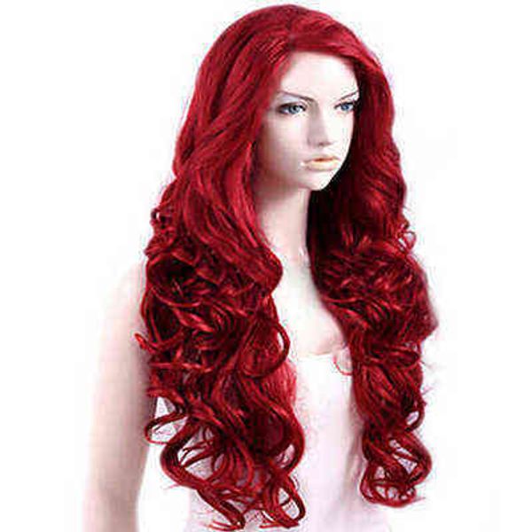 nxy wigs women's fashion chemical fiber hair jujube red side long curly big wave animation 220527, Black;brown
nxy wigs women's fashion chemical fiber hair jujube red side long curly big wave animation 220527, Black;brown