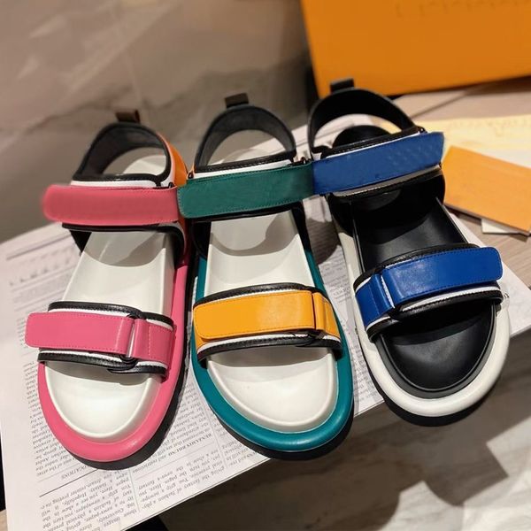 summer designer shoe thick bottom sports sandals woman trainers leisure fashion leather beach casual leather letter platform lady shoes, Black
summer designer shoe thick bottom sports sandals woman trainers leisure fashion leather beach casual leather letter platform lady shoes, Black