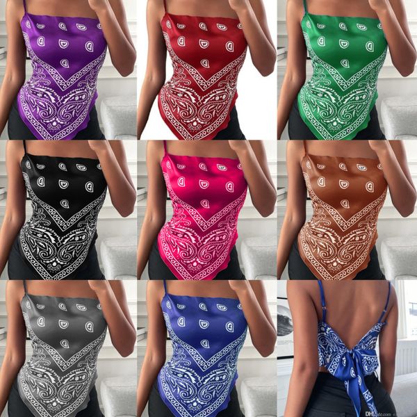 2022 women small suspender vest printed paisley tanks false belly pocket camis retail and wholesale, White
2022 women small suspender vest printed paisley tanks false belly pocket camis retail and wholesale, White