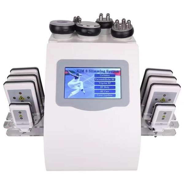 2021 new arrival slimming machine 6 in 1 40k ultrasonic cavitation vacuum radio frequency laser 8 pads lipo laser slim beauty equipment
2021 new arrival slimming machine 6 in 1 40k ultrasonic cavitation vacuum radio frequency laser 8 pads lipo laser slim beauty equipment