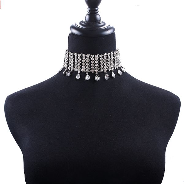 european and american jewelry retro gem chain choker foreign trade all kinds of accessories sweater collarbone necklace, Golden;silver
european and american jewelry retro gem chain choker foreign trade all kinds of accessories sweater collarbone necklace, Golden;silver