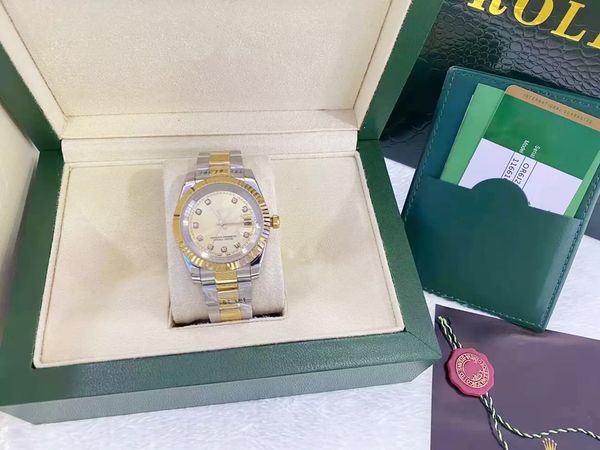 with original box luxury fashion watches 18k yellow gold diamond dial & bezel automatic mens men's watch 20226 mechanical mens watch, Slivery;brown
with original box luxury fashion watches 18k yellow gold diamond dial & bezel automatic mens men's watch 20226 mechanical mens watch, Slivery;brown