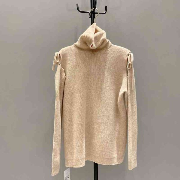 women's knits tees goddess zhuanxiang tsuen wool high neck off shoulder sweater knitted thick 217, White
women's knits tees goddess zhuanxiang tsuen wool high neck off shoulder sweater knitted thick 217, White