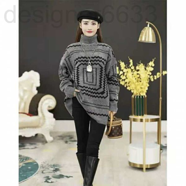 women's knits & tees designer style sweater women's jacquard contrast high neck pullover loose lazy casual a0rg, White
women's knits & tees designer style sweater women's jacquard contrast high neck pullover loose lazy casual a0rg, White