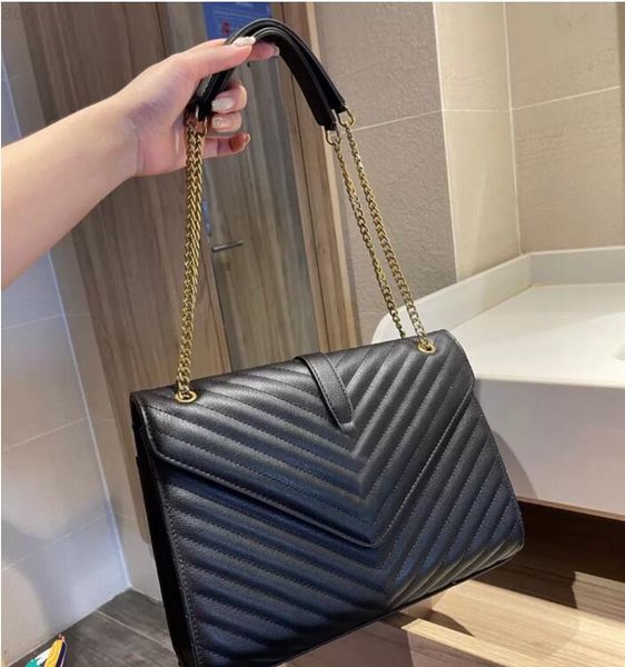 2022 luxurys designers women gold chain crossbody bag leather handbag s tote loulou flip cover shoulder wallet cross plain purse
2022 luxurys designers women gold chain crossbody bag leather handbag s tote loulou flip cover shoulder wallet cross plain purse