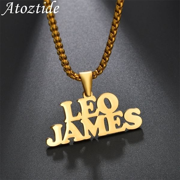 atoztide christmas women men personalized jewelry stainless steel custom name pendant necklaces square pearl chain gifts 220718, Silver
atoztide christmas women men personalized jewelry stainless steel custom name pendant necklaces square pearl chain gifts 220718, Silver